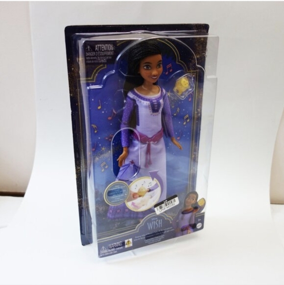 Mattel Disney's Wish Singing Asha of Rosas Fashion Doll & Star Figure New.3+ NIP - Picture 4 of 8